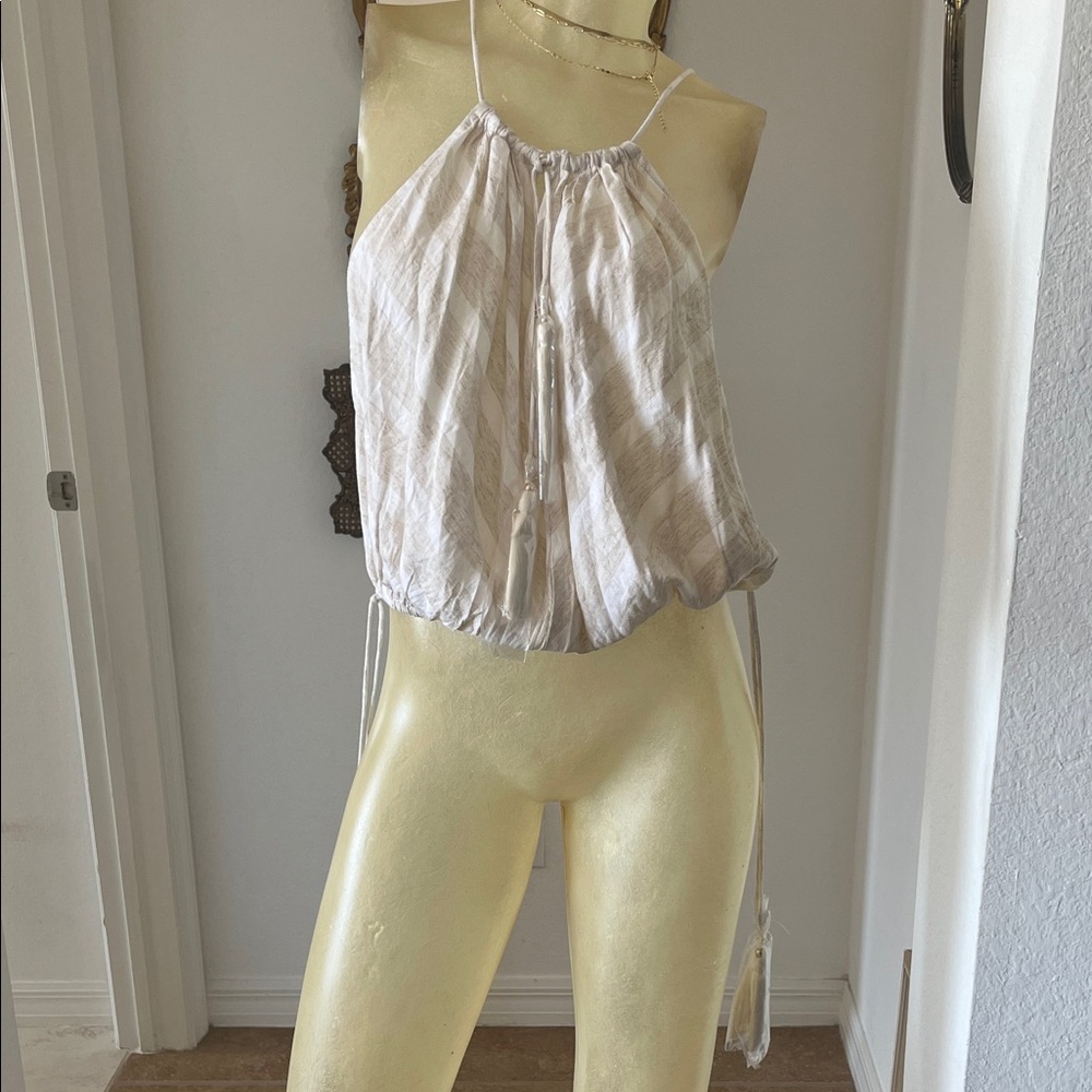 NWOT Significant Other Striped Halter Top